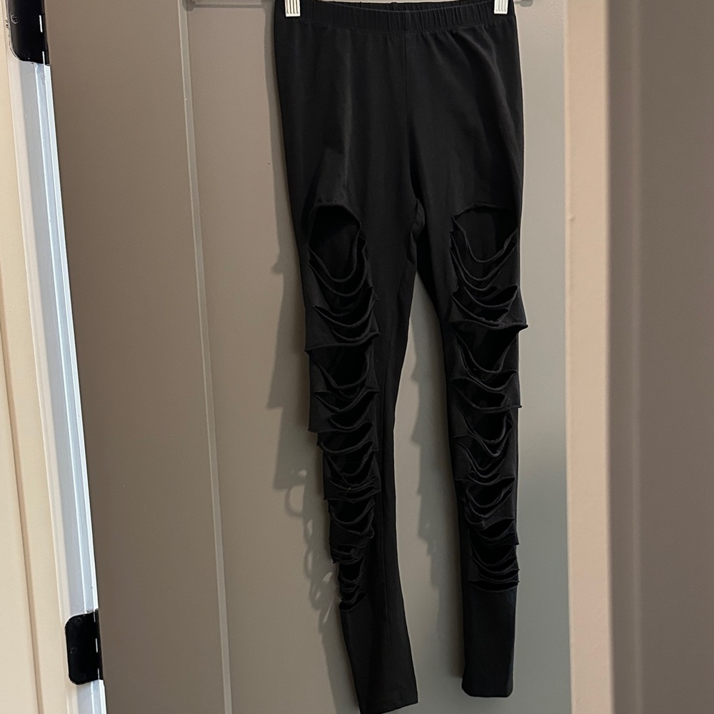 Widow Crypt Keeper Shredded Leggings